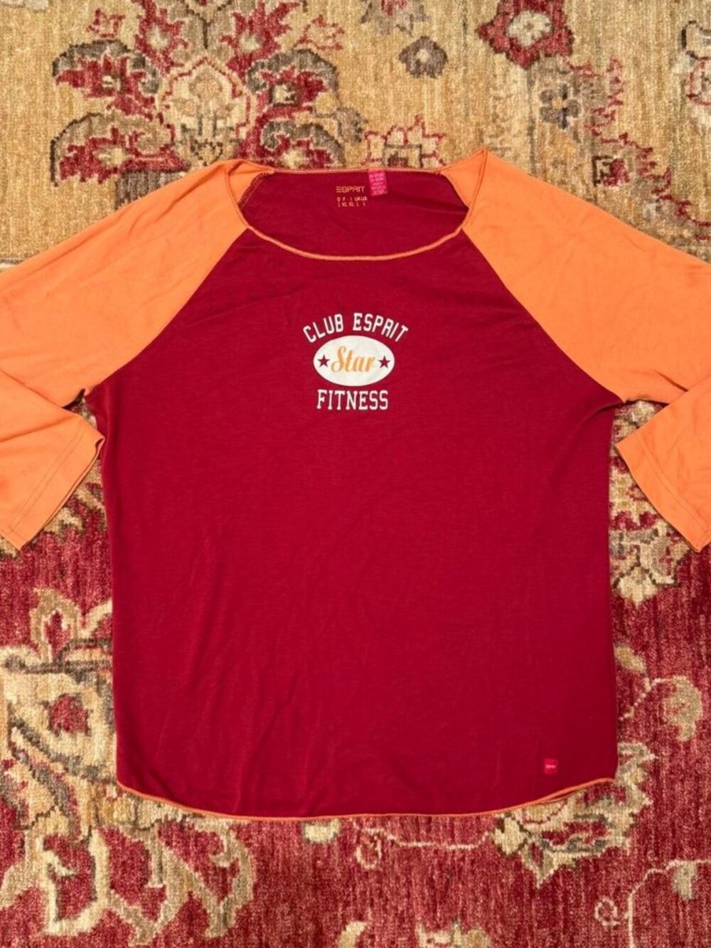 Y2K Athletic 1/4 Length Sleeves Top